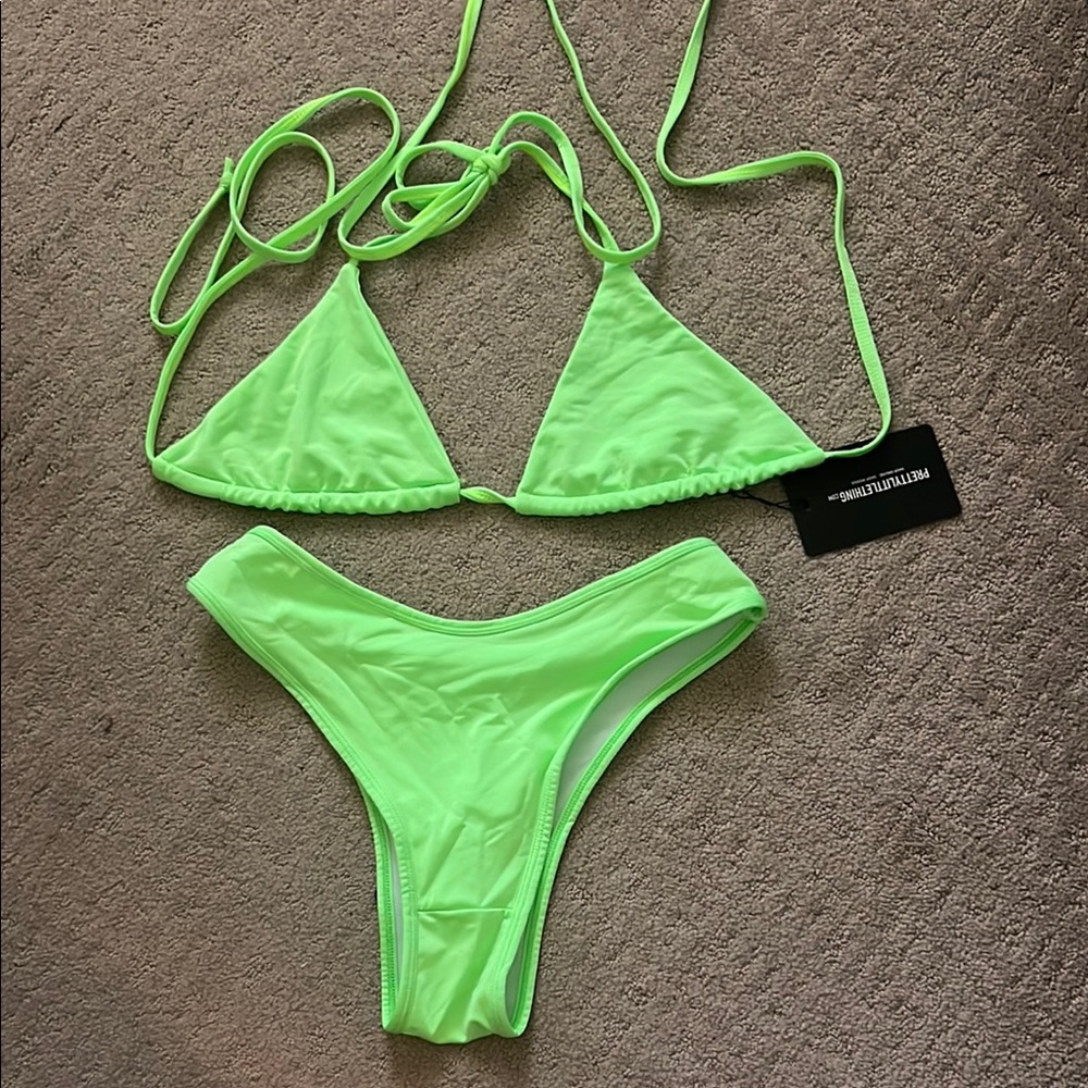 Neon Green Bikini Set